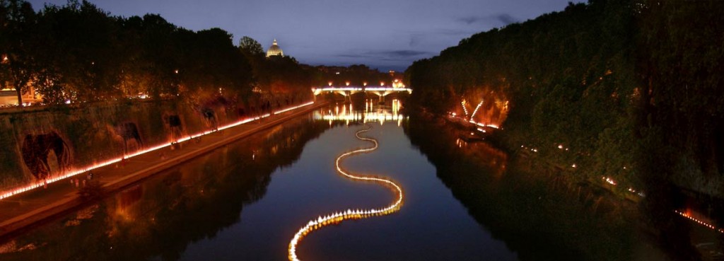 Luminalia, Tevereterno, Kristin Jones, piazza tevere, tiber river